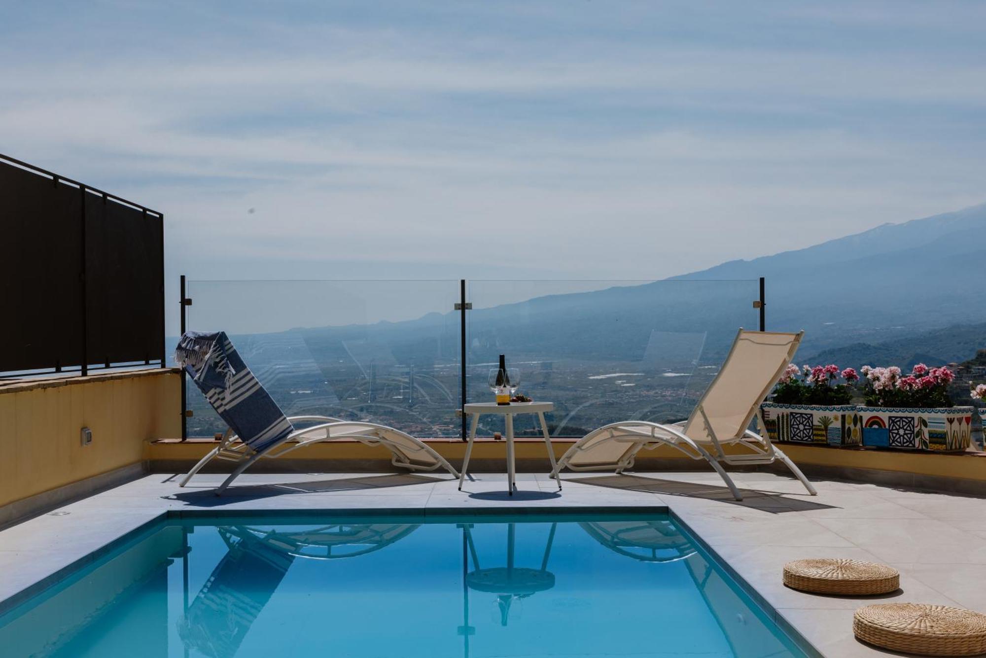 Villa Da Vinci Luxury Panoramic Apartments - Taormina Rooms Collection מראה חיצוני תמונה